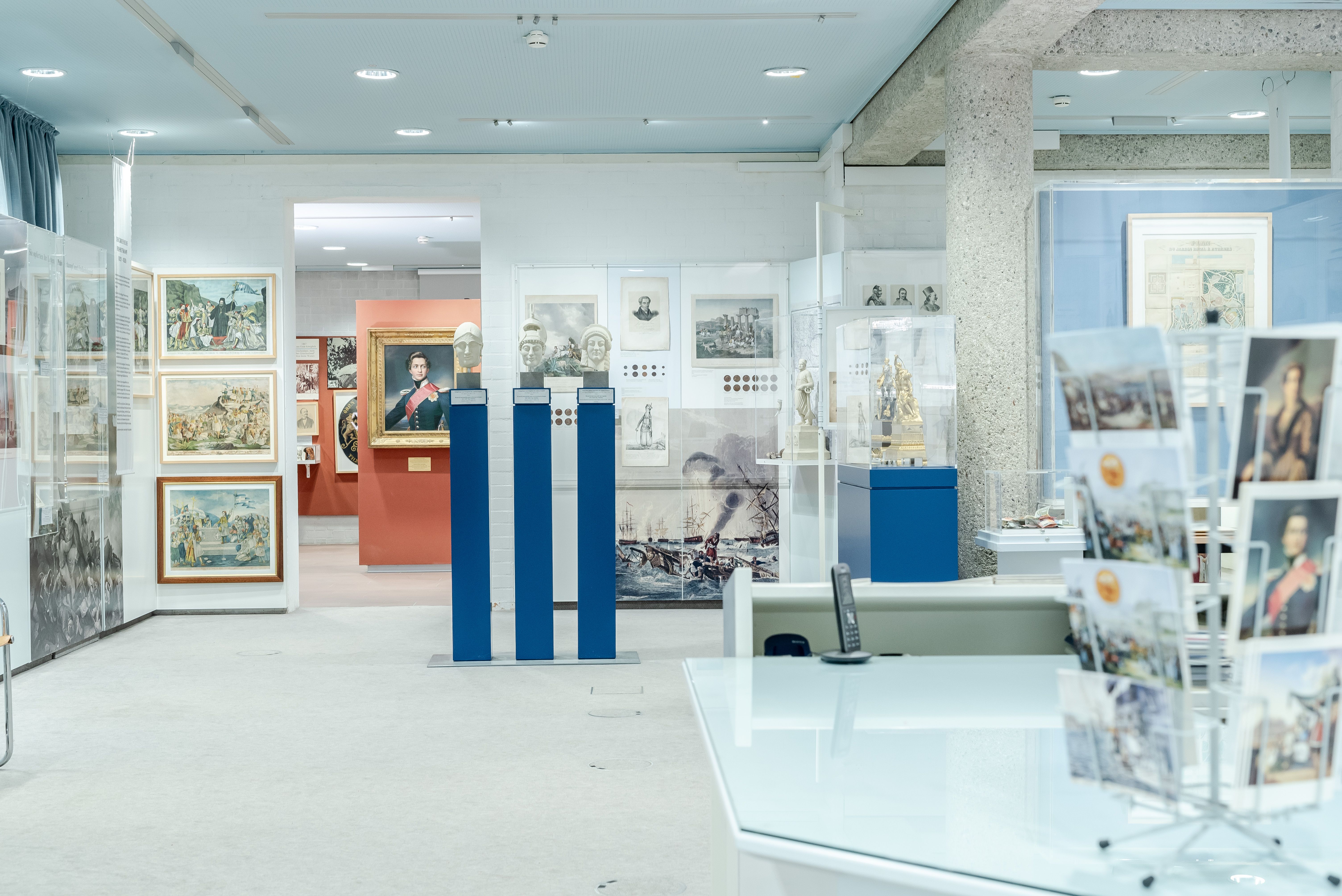 Bild von der Eingangshalle im König Otto Museum in Ottobrunn