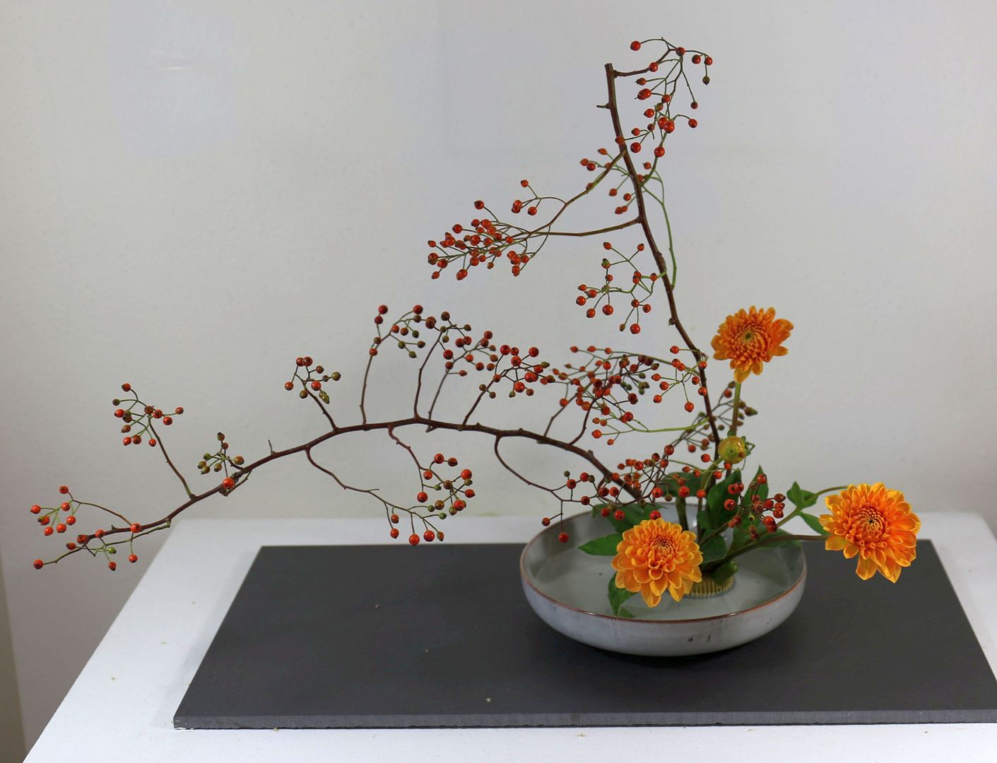 Ikebana im Herbst Ikebanagesteck